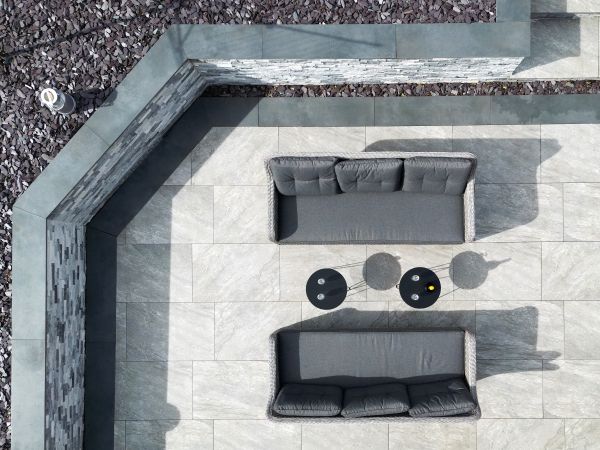 Porcelain Patio Installation in Ankeny